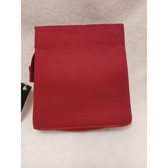 Rare Yves Saint Laurent Parfums Makeup Clutch Bag w YSL Pendent Zip Pull VINTG - Picture 12 of 16